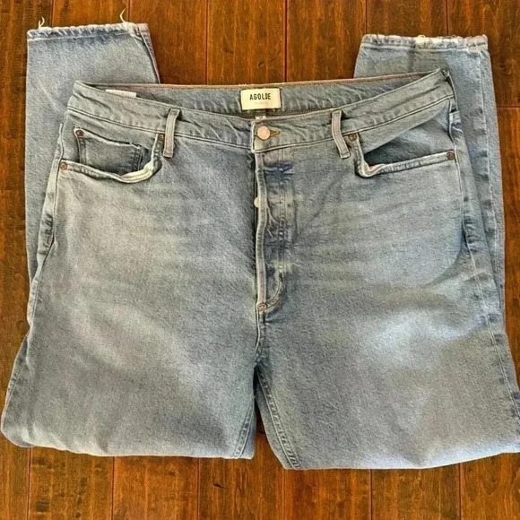 AGOLDE Nico High Rise Slim Jean in Cliffside Size 23 NWOT - Picture 6 of 6